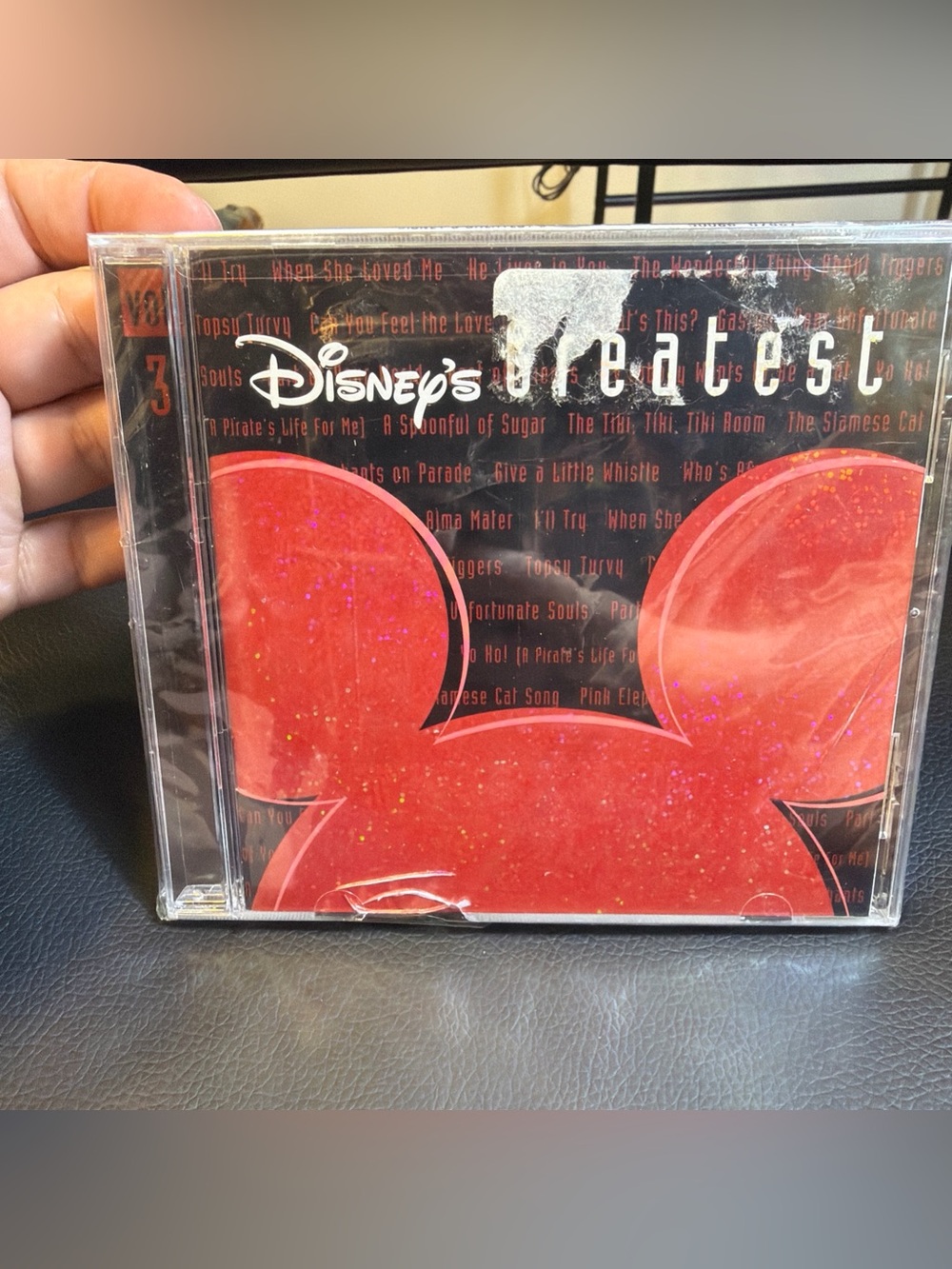 Disney Black and White 'Greatest' Volume 3 Decorative CD Back Cover